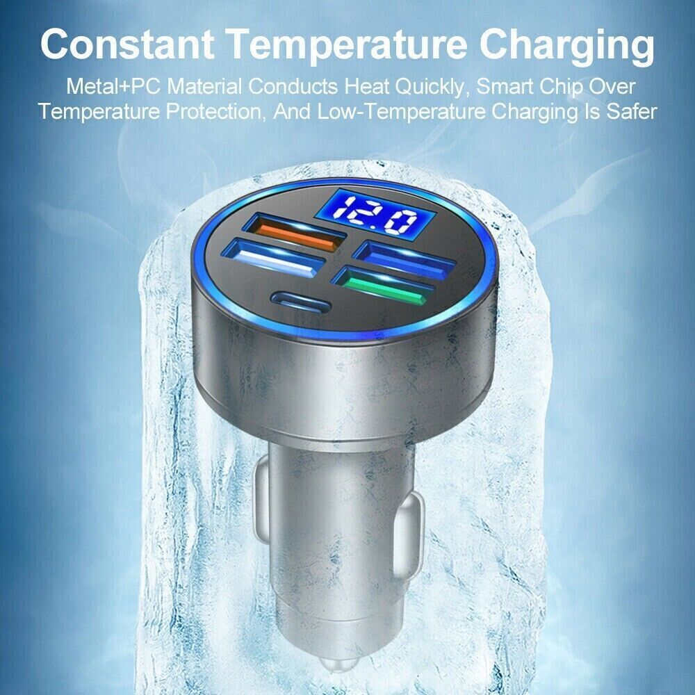 5-Port Universal SpeedCharge Car Adapter