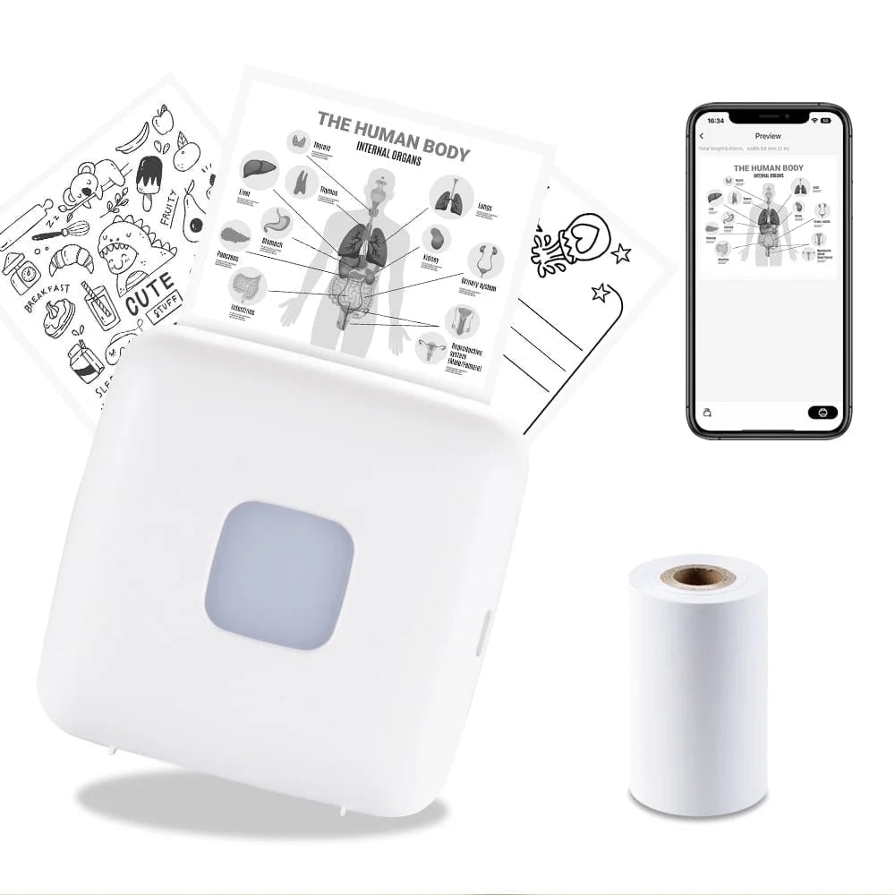 TP6 Pocket Sticker Printer,Portable 