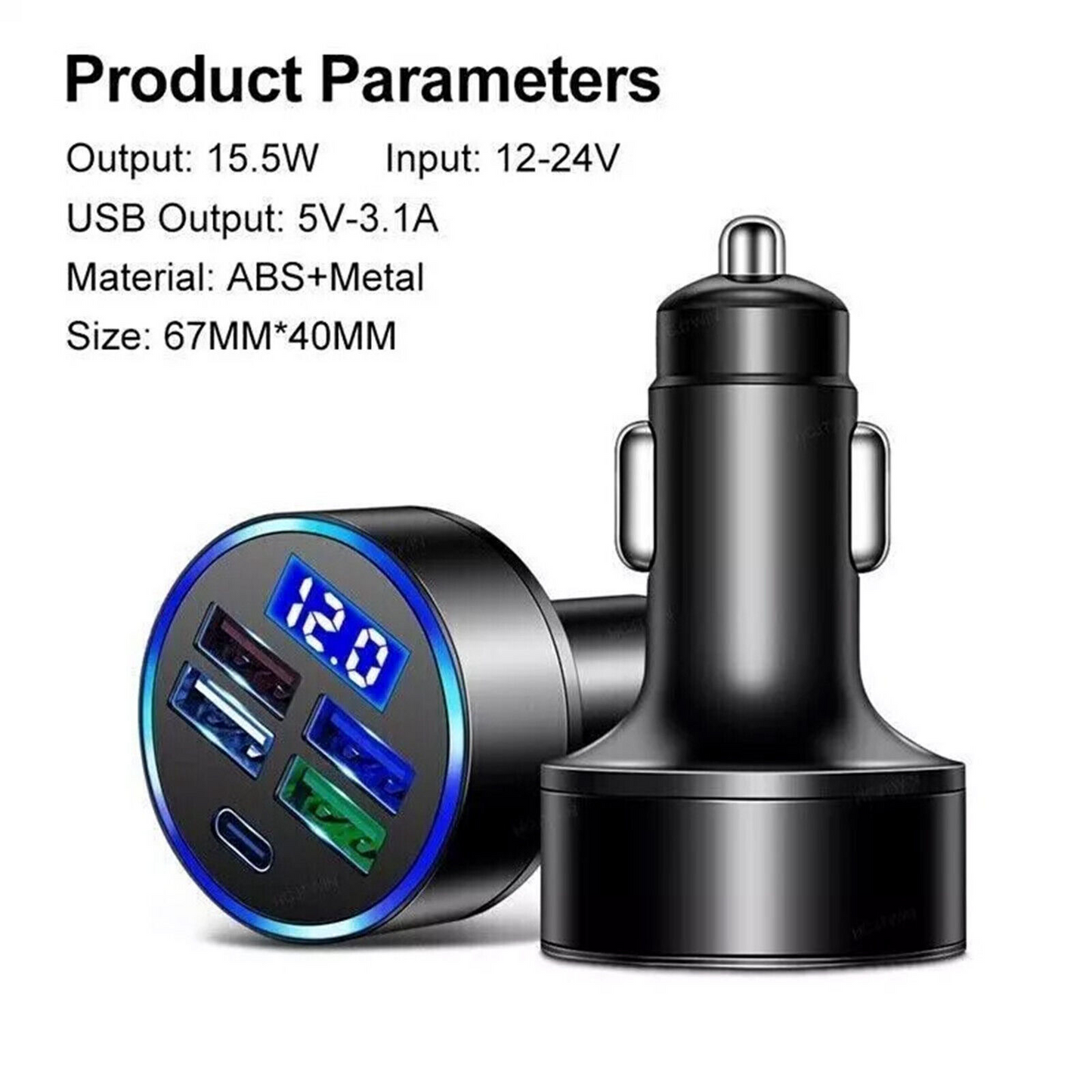 5-Port Universal SpeedCharge Car Adapter
