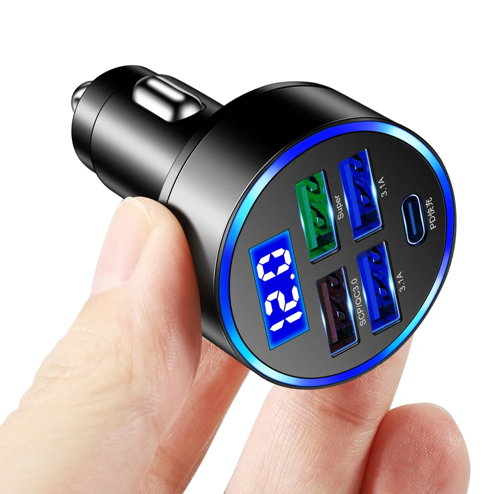5-Port Universal SpeedCharge Car Adapter
