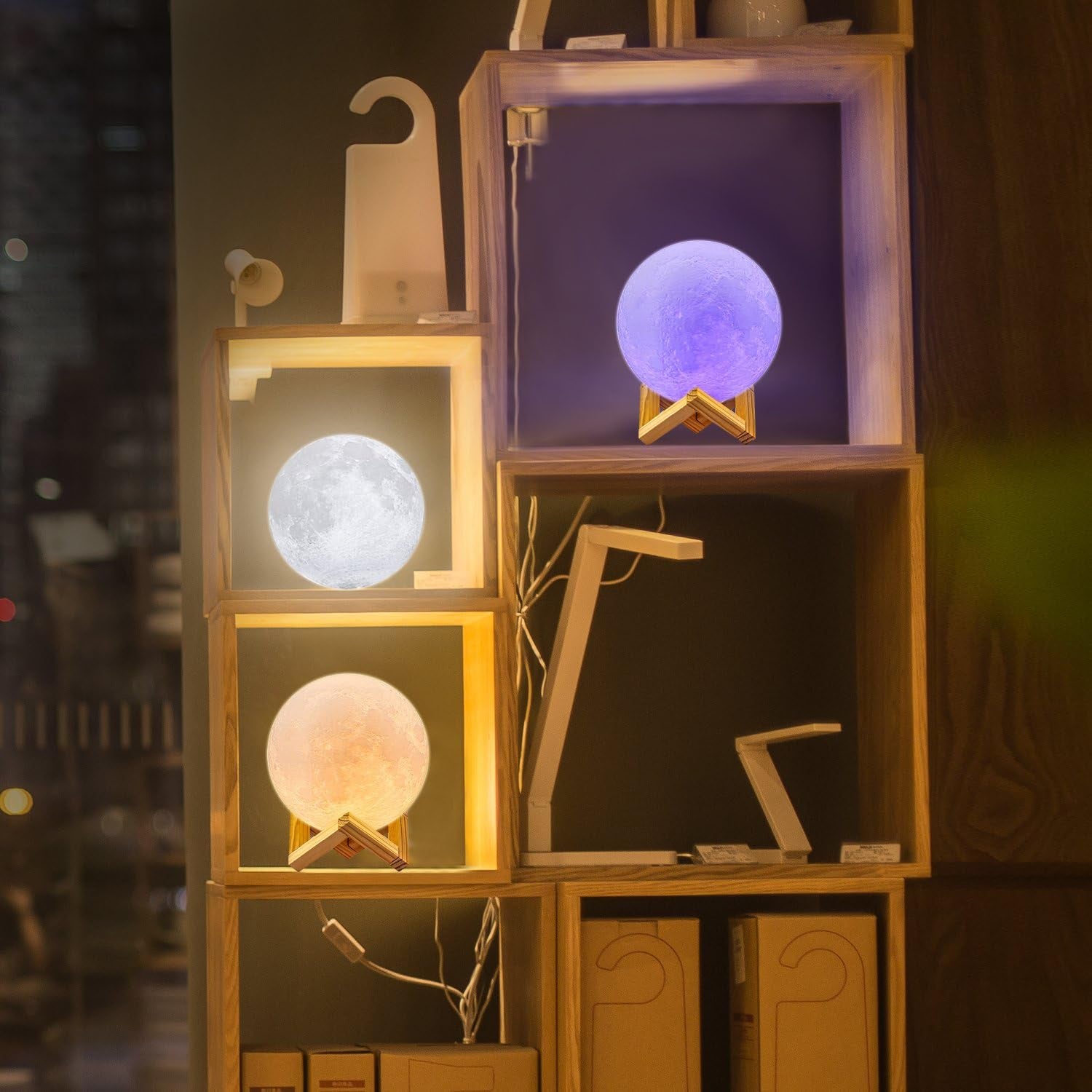 Moon Lamp- 16 Colors LED 