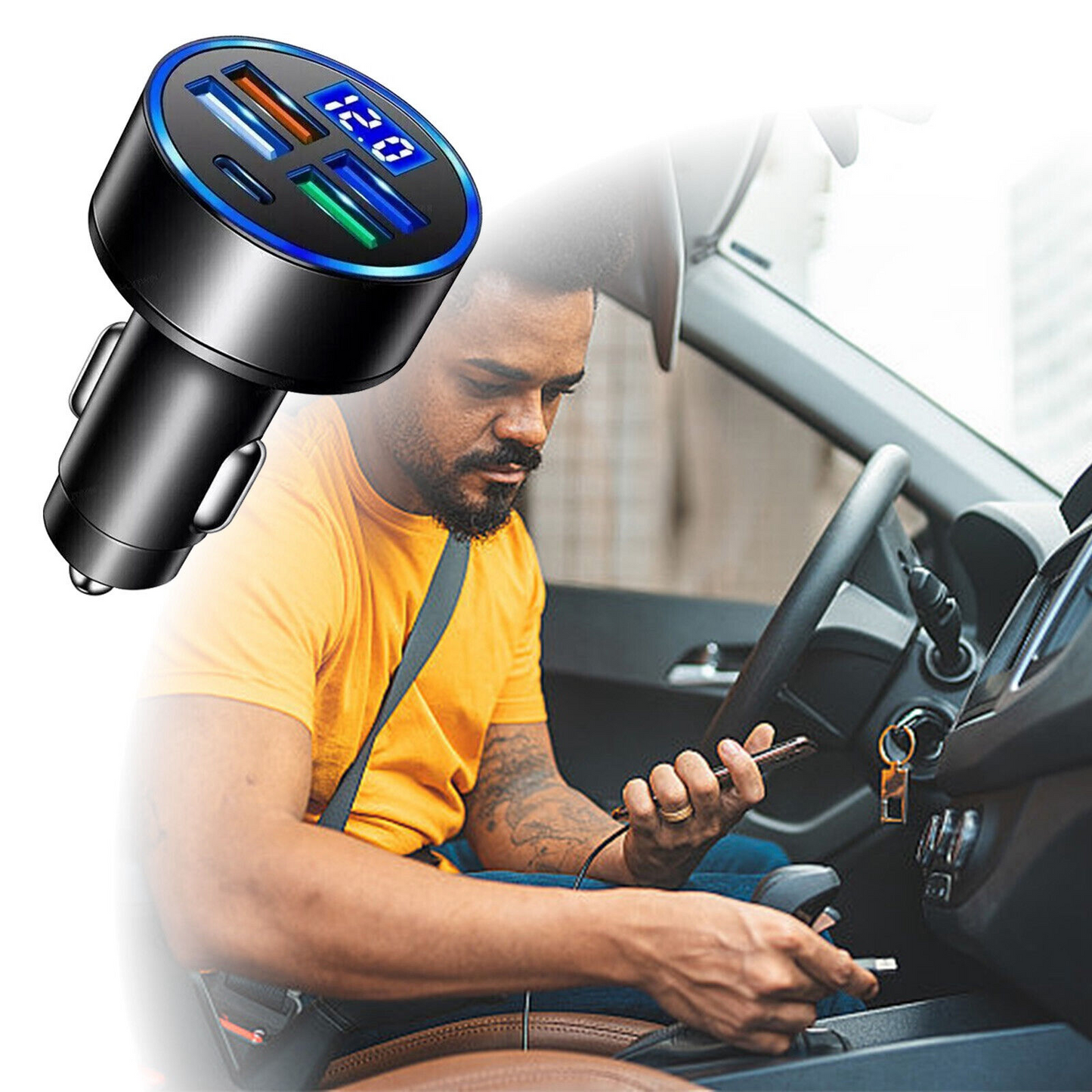5-Port Universal SpeedCharge Car Adapter